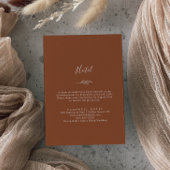 Minimale lebben | Terracotta Hotel Informatiekaartje