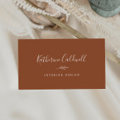 Minimale lebben | Terracotta Visitekaartje