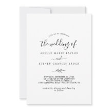 Minimale lebben | Zwarte en witte bruiloft