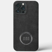 Minimale lederen blik Zilveren Ringen Case-Mate iPhone Case (Achterkant)