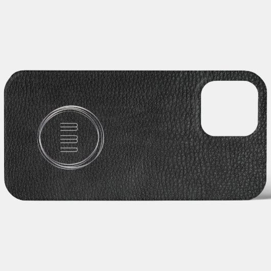Minimale lederen blik Zilveren Ringen Case-Mate iPhone Case (Achterkant (horizontaal))