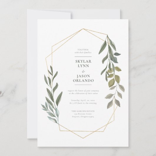 Minimale ledergeneratie en goudgeometrisch terrori kaart (Voorkant)