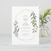 Minimale ledergeneratie en goudgeometrisch terrori kaart (Staand voorkant)