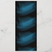 Minimale legante Fab Style Wedding Menu (Achterkant)