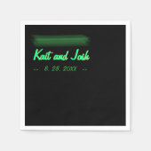 Minimale legante Fab Style Wedding Servetten (Voorkant)