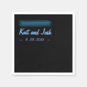 Minimale legante Fab Style Wedding Servetten (Voorkant)