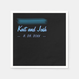 Minimale legante Fab Style Wedding Servetten