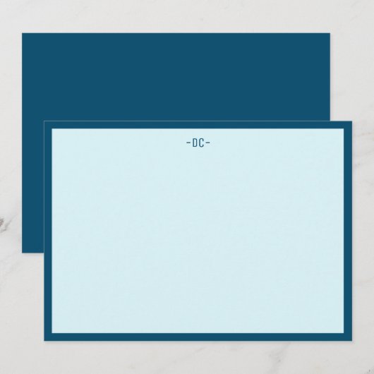 Minimale legante moderne Sjabloon aan de grens Kaart (Voorkant / Achterkant)