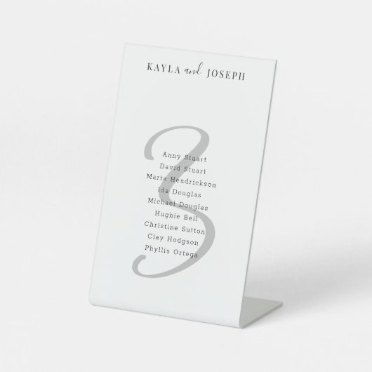 Minimale legantietabel nummer 3 reclamebord met voetstuk (Voorkant)