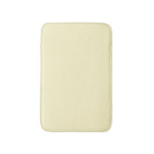 Minimale Lemon Chiffon massief elegant chic Badmat (Voorkant Verticaal)