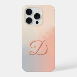 Minimale Letter D Hoesje – Esthetisch Monogram D iPhone 15 Pro Case