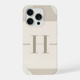 Minimale Letter H Hoesje voor Telefoon iPhone 15 Pro Case