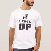 Minimale Level Up Gamer T-shirt (Voorkant)