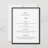 Minimale leverbandsluitingskaart kaart (Voorkant)