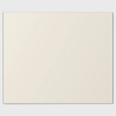 Minimale lichtcrème, effen elegant cadeau cadeaupapier (Vlak)