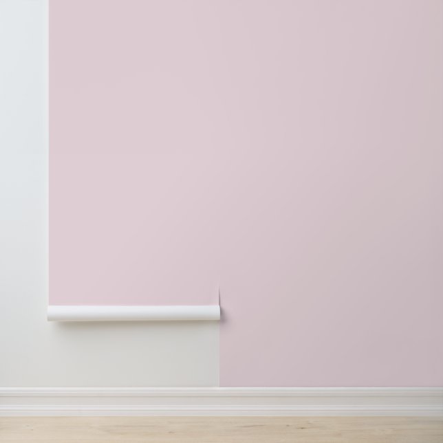 Minimale lichte bleke roze vaste elegant behang (Applicatie)