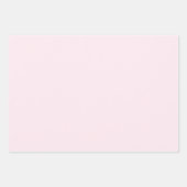 Minimale lichte bleke roze vaste elegant inpakpapier vel (Voorkant 3)