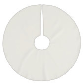 Minimale lichte crème, vaste elegante chic kerstboom rok (Voorkant)