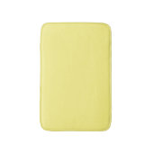 Minimale lichtgele vaste elegante moderne badmat (Voorkant Verticaal)