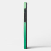 Minimale lichtgroene tot donkergroene gradiënt Case-Mate iPhone case (Achterkant / Links)