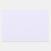 Minimale lichtlavender lila vaste vlakte inpakpapier vel (Voorkant)