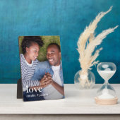 Minimale liefde met Namen Foto Plaque Fotoplaat (Zijkant)