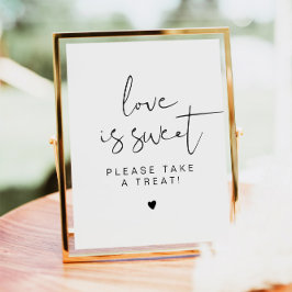 Minimale liefde voor ADELLA is Sweet Treat Favor T Poster