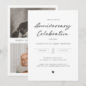 Minimale liefdesdag kaart (Voorkant / Achterkant)