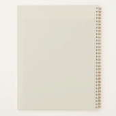 Minimale lijn Gezicht Roze Bloemen Beauty Business Planner (Achterkant)