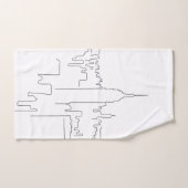 Minimale lijn New York City Bad Handdoek (Handdoek)