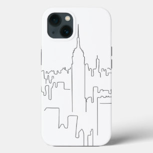 Minimale lijn New York City Case-Mate iPhone Case