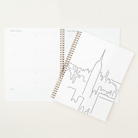 Minimale lijn New York City Planner (Display)