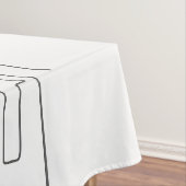 Minimale lijn New York City Tafelkleed (Voorbeeld)