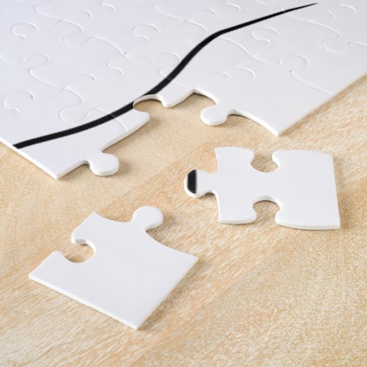 Minimale lijndikte Eenvoudig modern Legpuzzel (Zijkant)