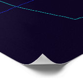 Minimale lijnen poster (Hoek)