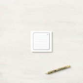 Minimale lijnen sticky notes afdrukbaar | Eenvoudi (Op bureau)