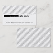 Minimale lijnen Visitekaartje screenwriter (Voorkant / Achterkant)