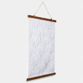 Minimale lijnkunst hangend wandkleed (Gebogen)