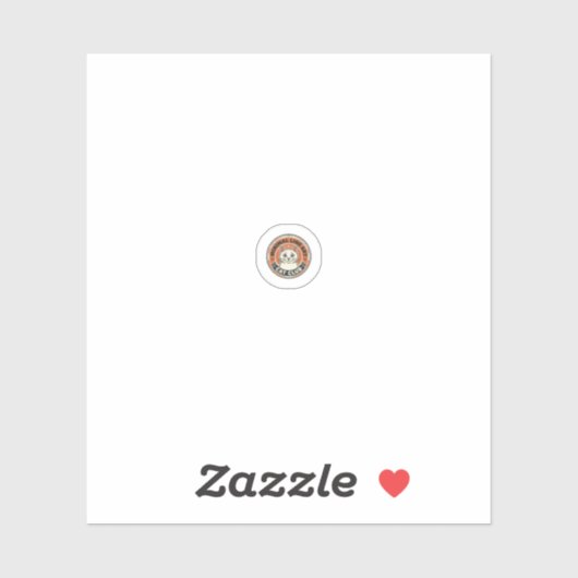 Minimale lijnkunst kat kattenliefhebber cadeau - M Sticker (Vel)