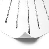 Minimale lijnkunst poster (Hoek)