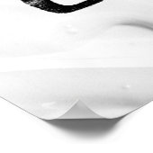 Minimale lijnkunst van vrouwengezichten poster (Hoek)