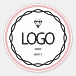Minimale Lijst voor speciaal aangepast Roos voor v Ronde Sticker