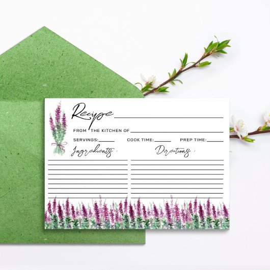 Minimale lila lavender Recipe Request