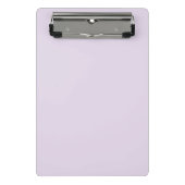 Minimale, lila, vaste, elegante, lichte kerkiek mini klembord (Voorkant)
