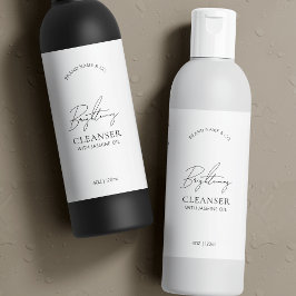 Minimale Logo 8 OZ Cosmo Fles Waterdicht Etiket