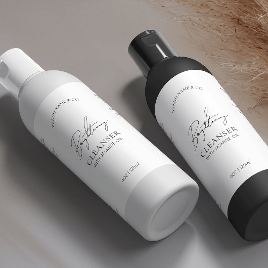 Minimale Logo 8 OZ Cosmo Fles Waterdicht Etiket