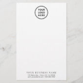 Minimale Logo bedrijf Briefpapier (Voorkant)