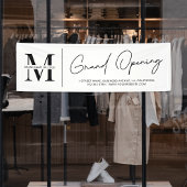 Minimale Logo Boutique Beauty Salon Grand Opening Spandoek