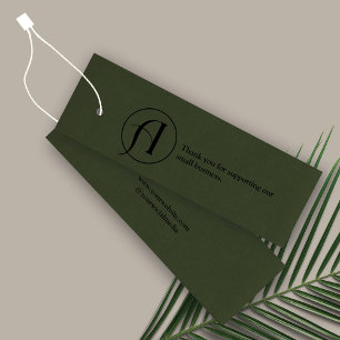 Minimale Logo Business Hang Label Card Mini Visitekaartjes