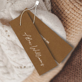 Minimale Logo Business Hang Label Card Mini Visitekaartjes